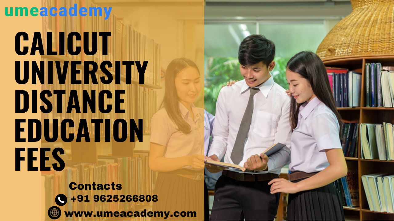 Calicut University Distance Education Fees